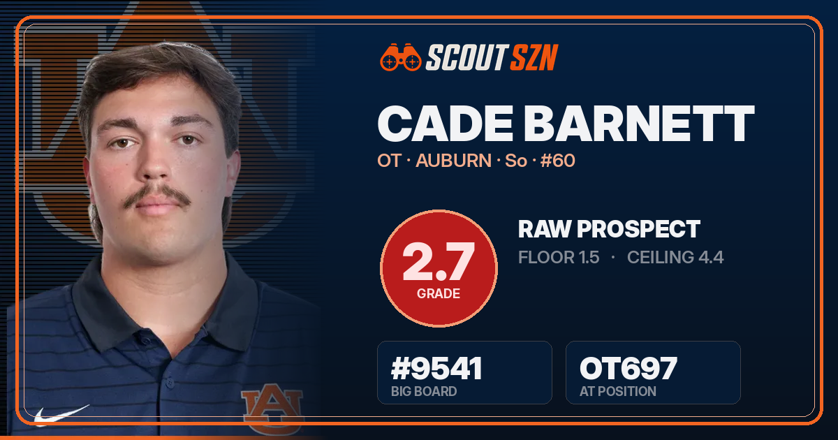 Share card for Cade Barnett