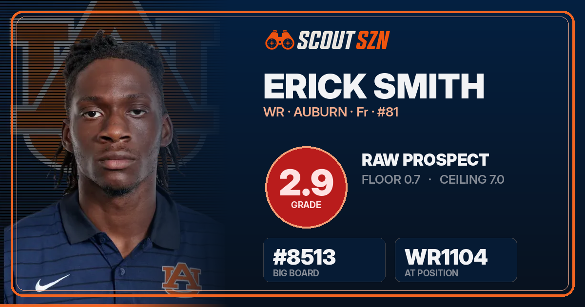 Share card for Erick Smith