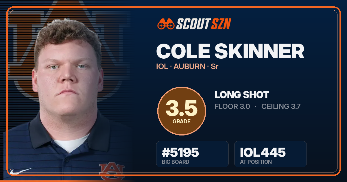 Share card for Cole Skinner