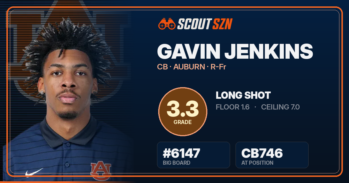 Share card for Gavin Jenkins
