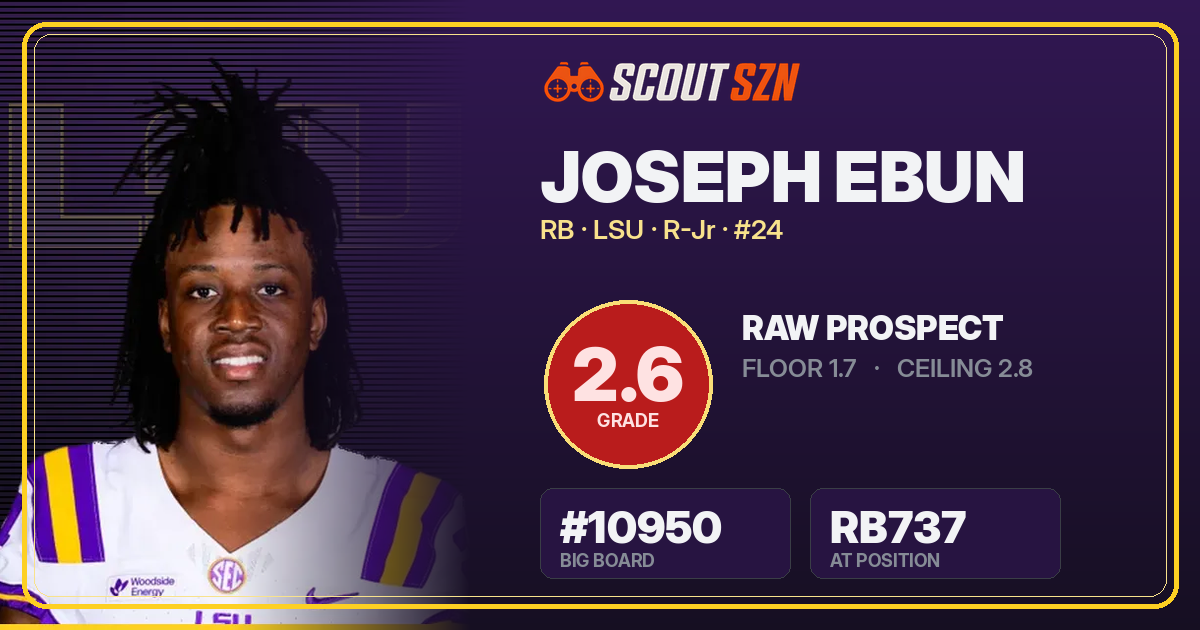 Share card for Joseph Ebun
