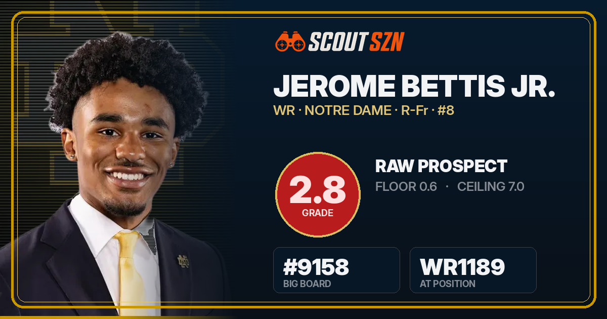 Share card for Jerome Bettis Jr.