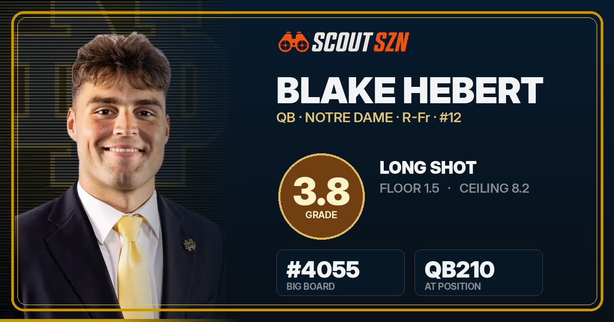 Share card for Blake Hebert