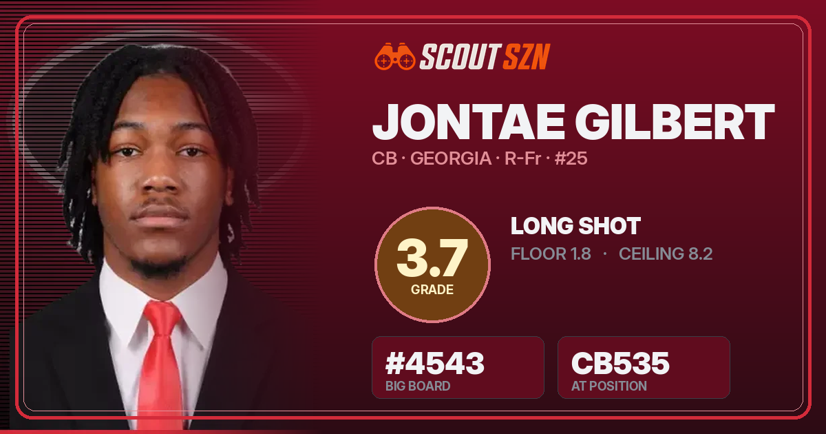 Share card for Jontae Gilbert