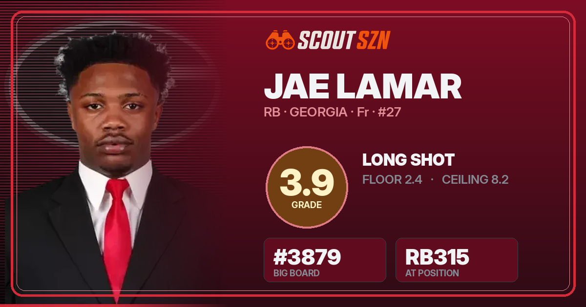 Share card for Jae Lamar