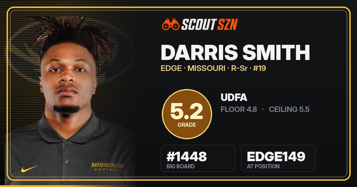 Share card for Darris Smith