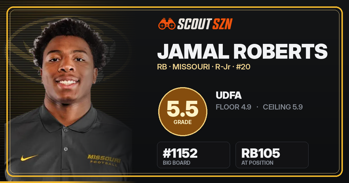 Share card for Jamal Roberts