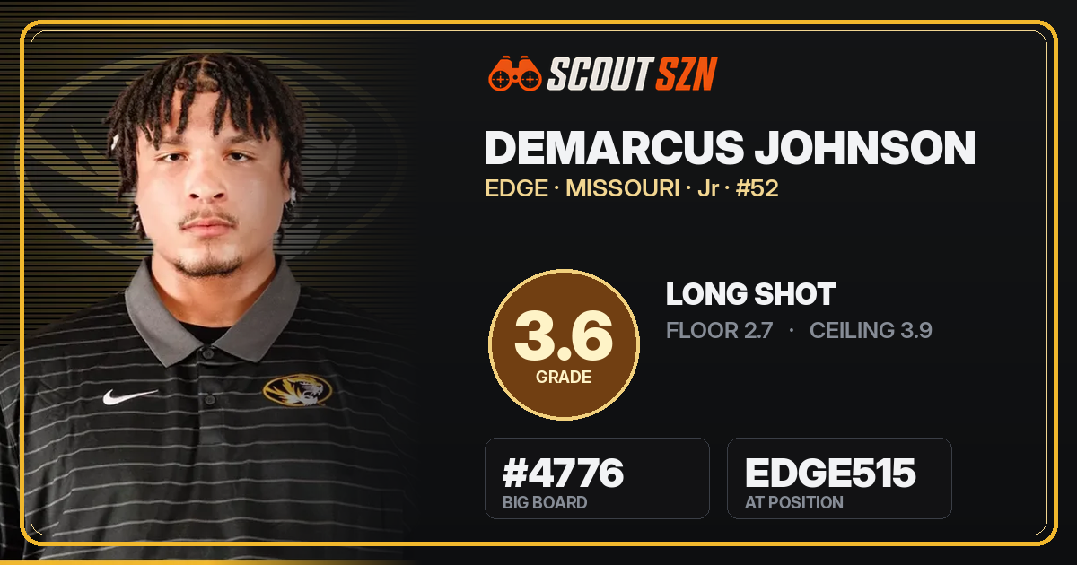 Share card for Demarcus Johnson