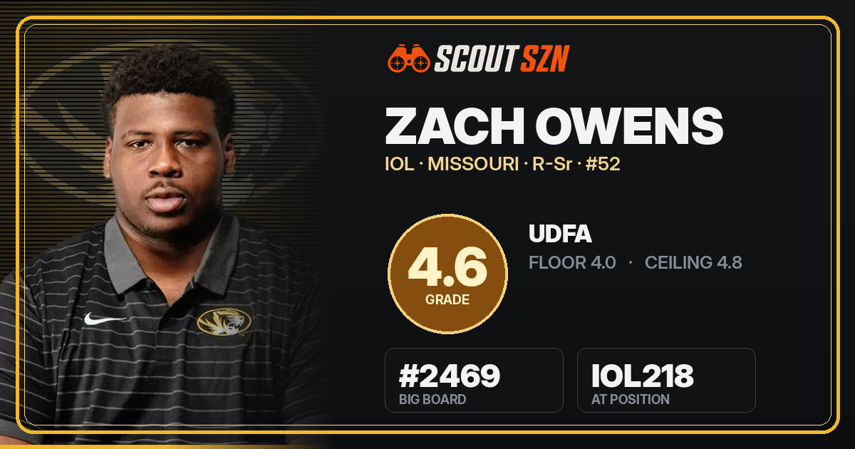 Share card for Zach Owens