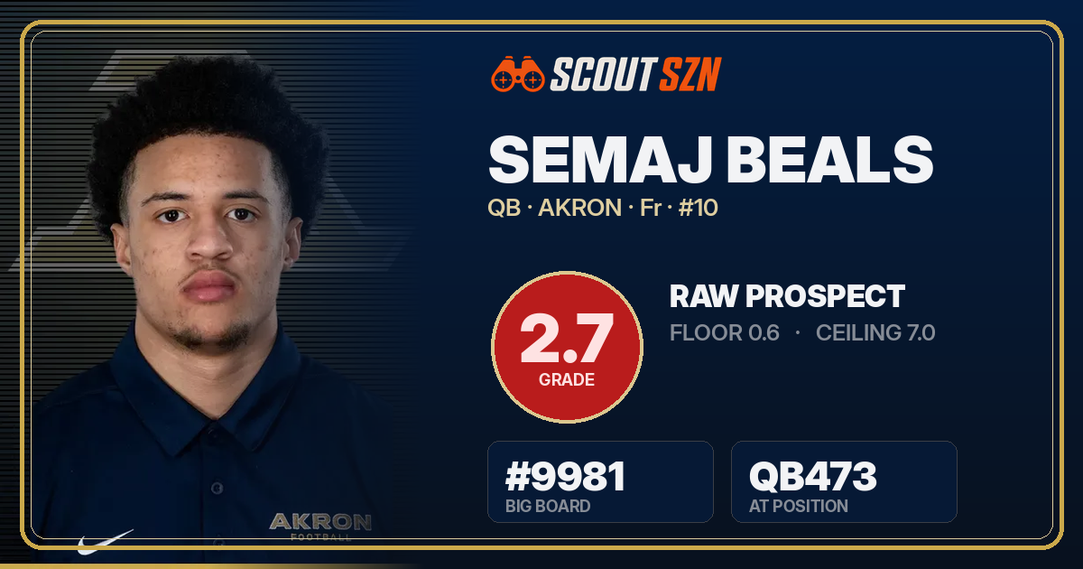 Share card for Semaj Beals