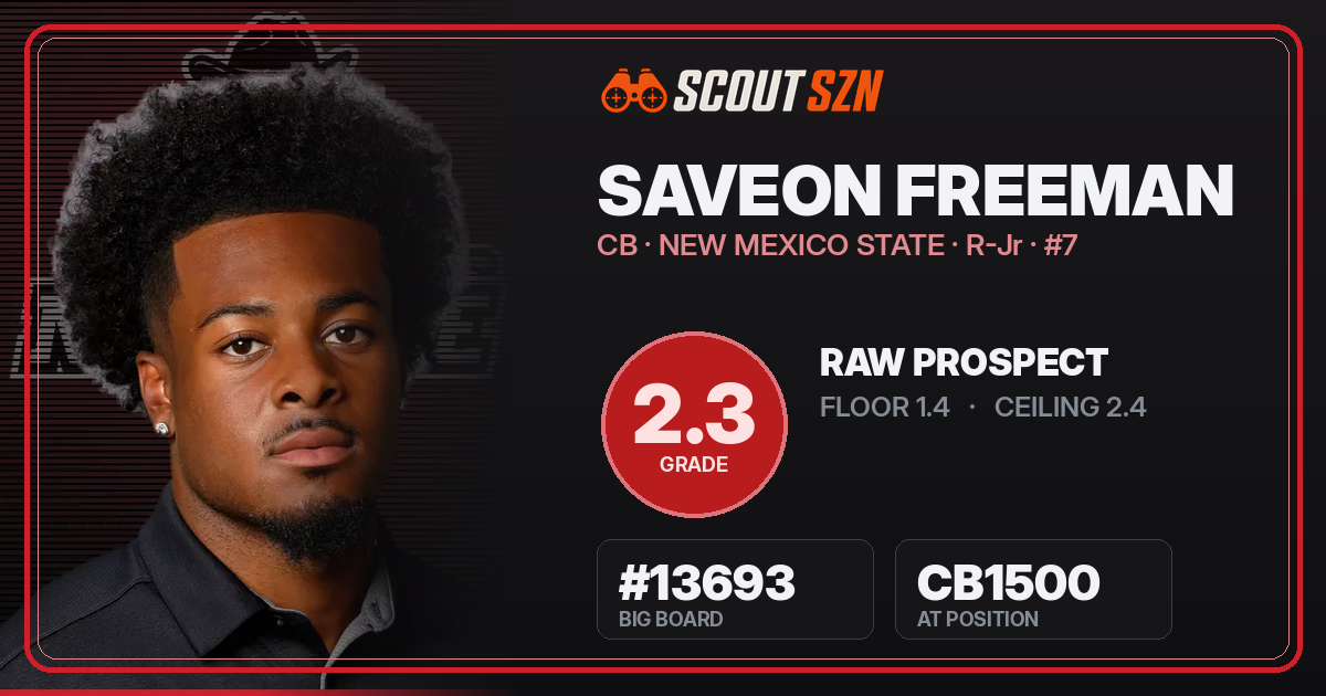 Share card for Saveon Freeman