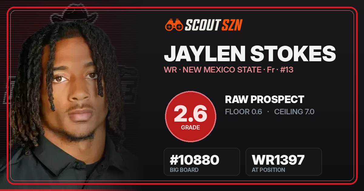 Share card for Jaylen Stokes