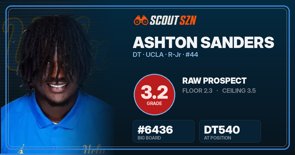 Share card for Ashton Sanders