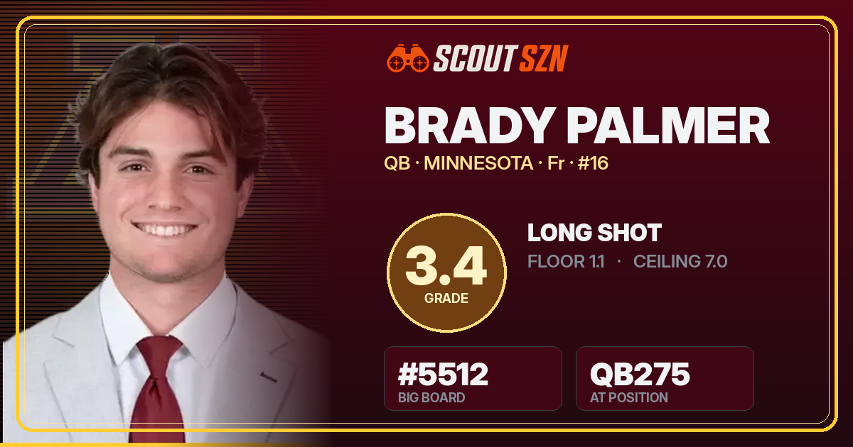 Share card for Brady Palmer