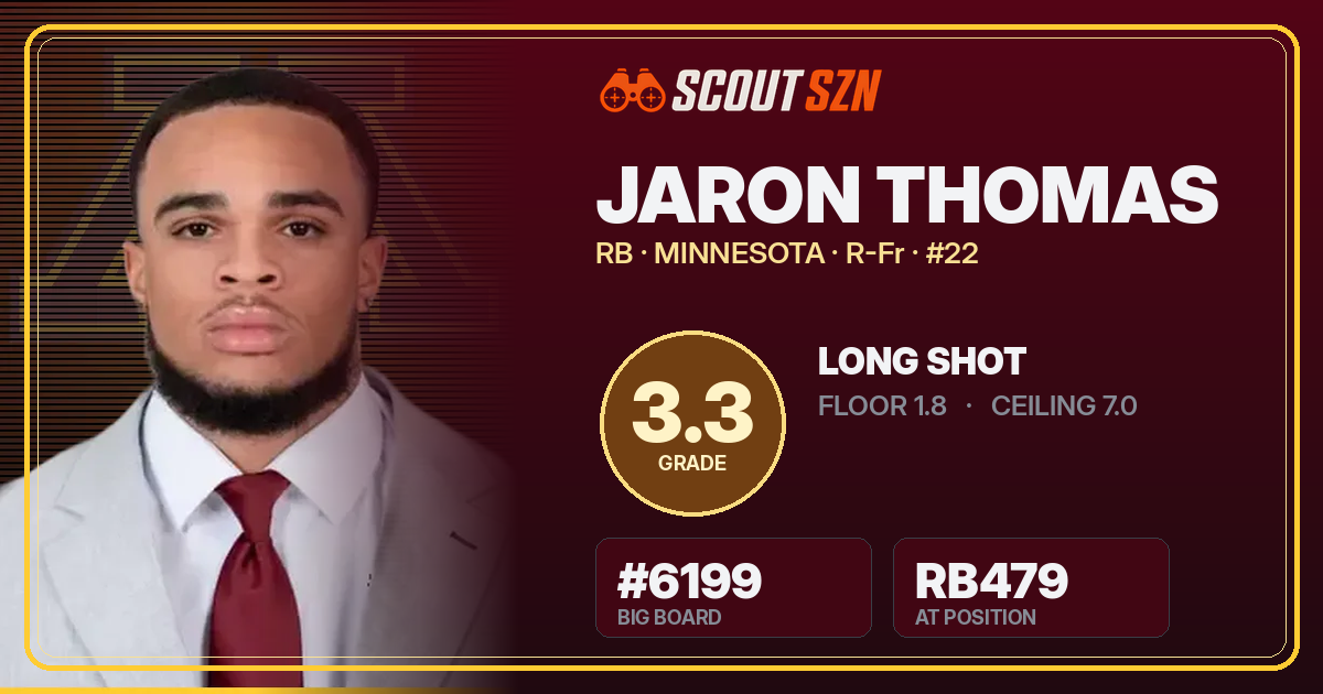 Share card for Jaron Thomas