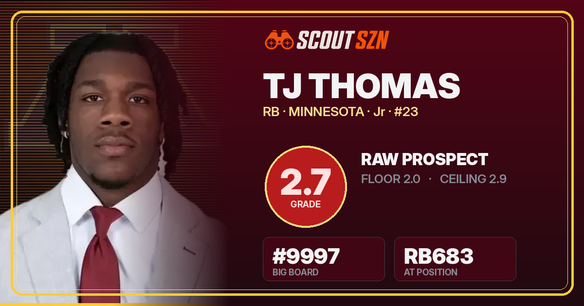 Share card for TJ Thomas