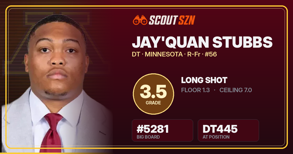 Share card for Jay'Quan Stubbs