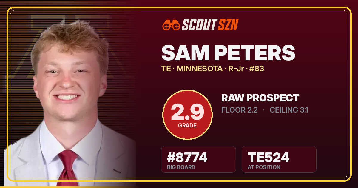 Share card for Sam Peters