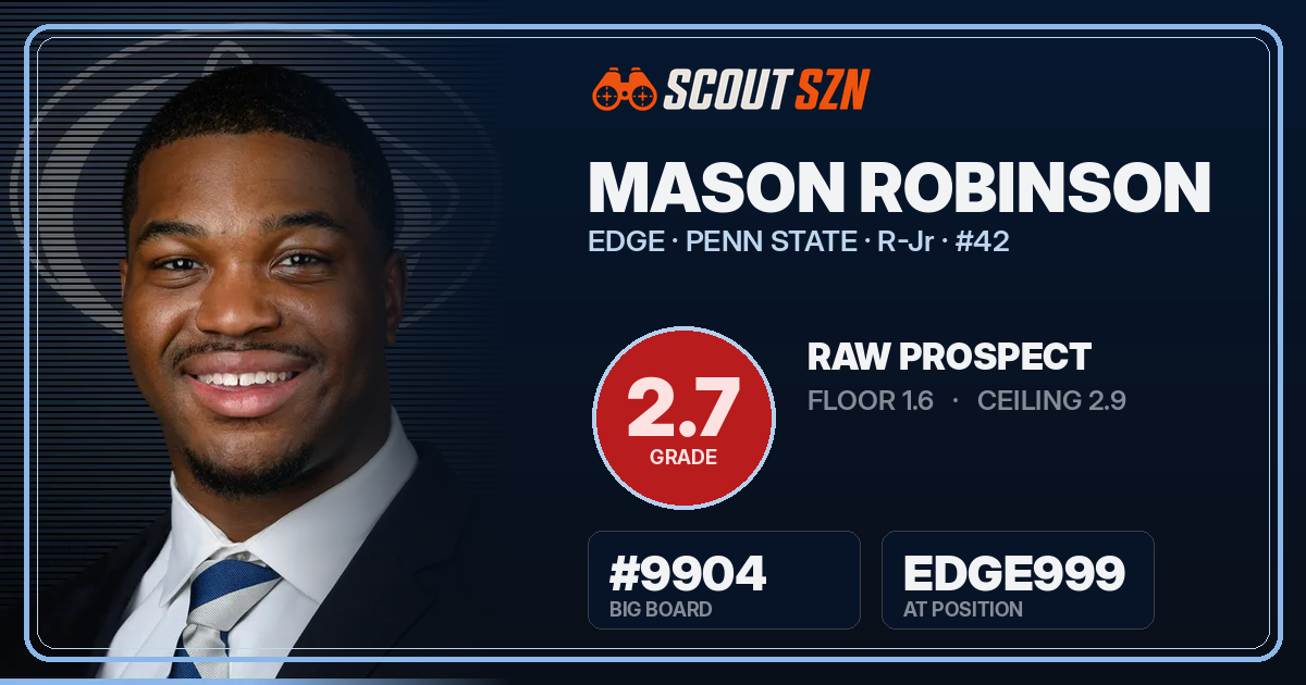 Share card for Mason Robinson