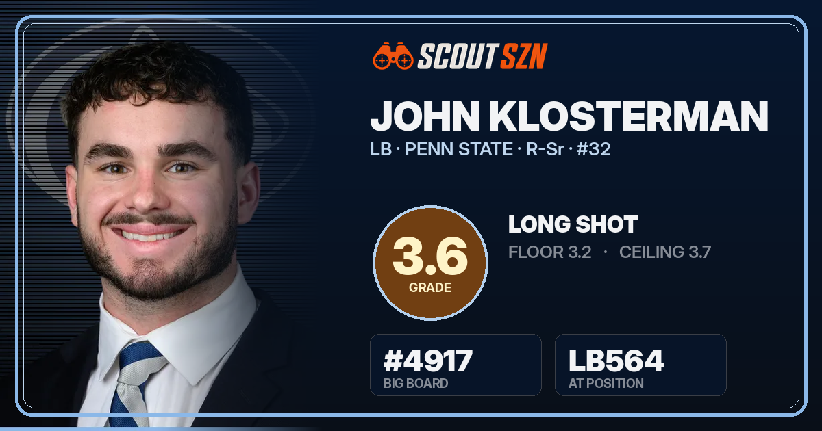 Share card for John Klosterman