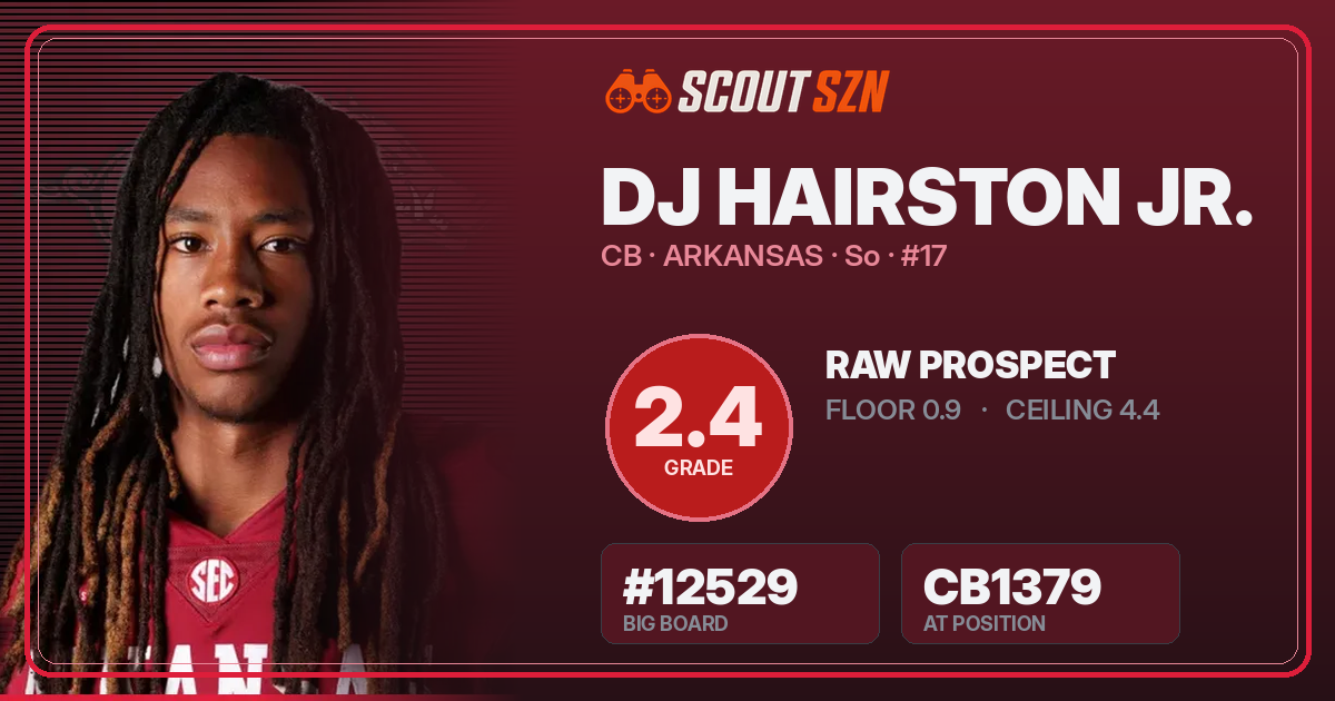 Share card for DJ Hairston Jr.