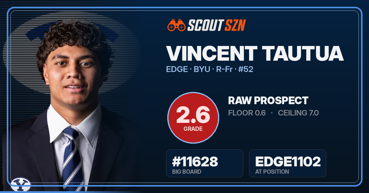 Share card for Vincent Tautua