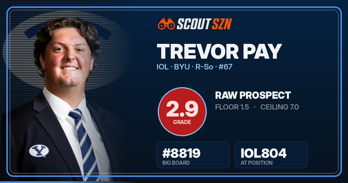 Share card for Trevor Pay