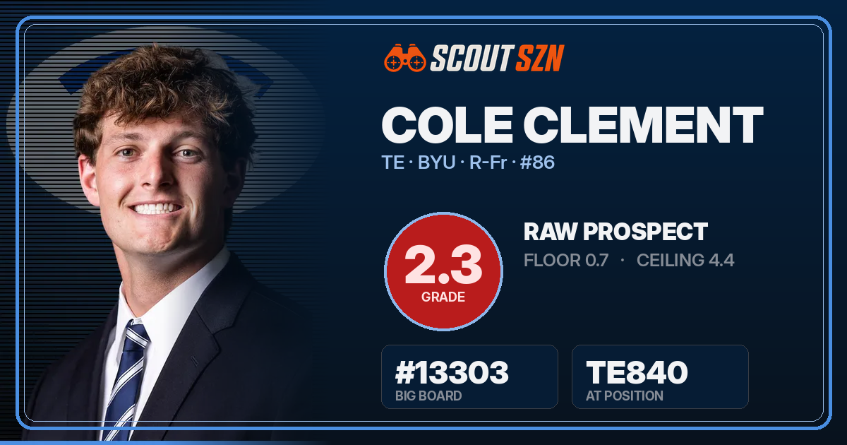 Share card for Cole Clement