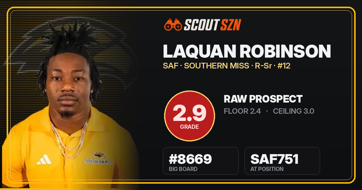 Share card for Laquan Robinson