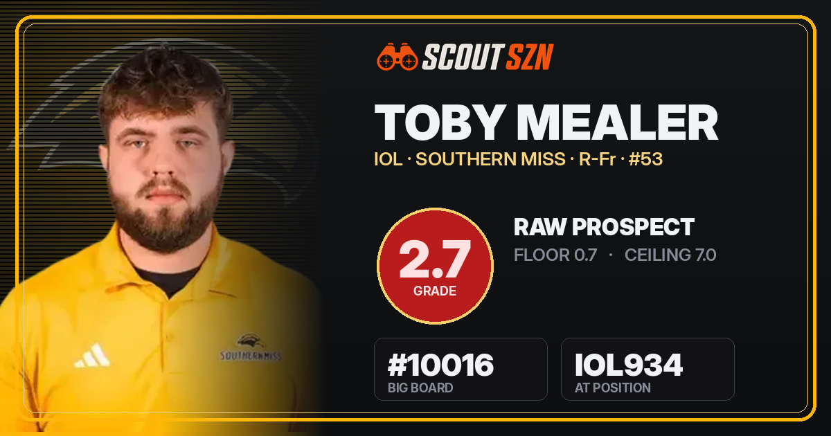 Share card for Toby Mealer