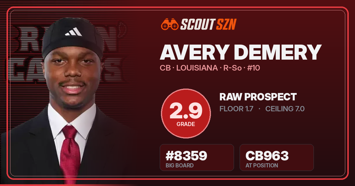 Share card for Avery Demery