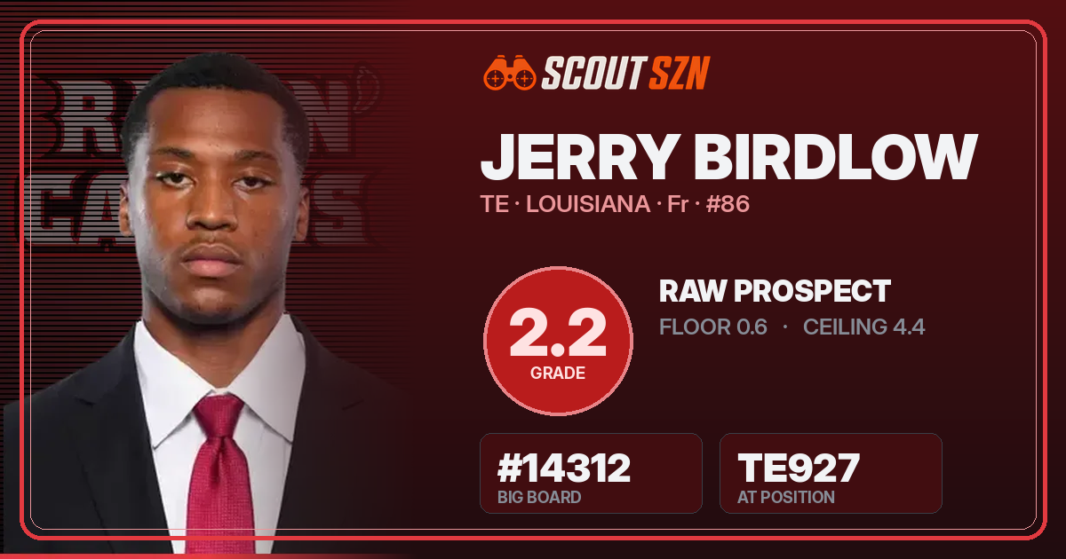 Share card for Jerry Birdlow