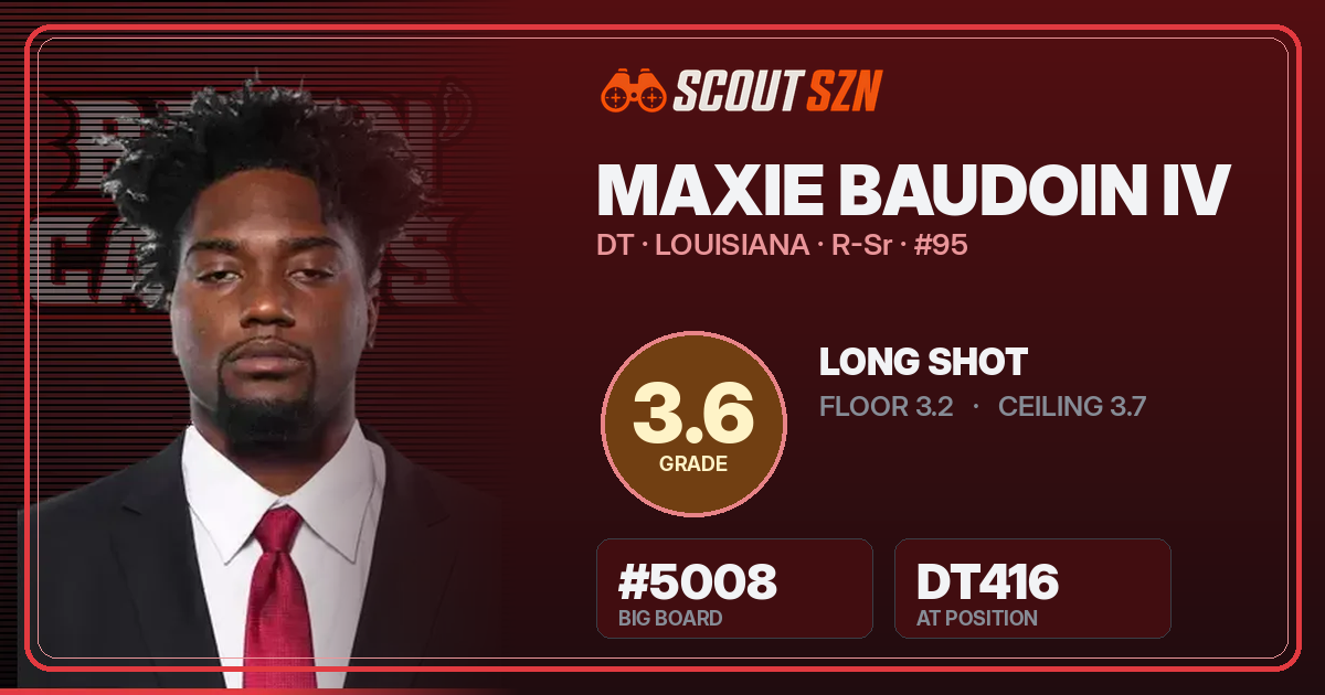 Share card for Maxie Baudoin IV