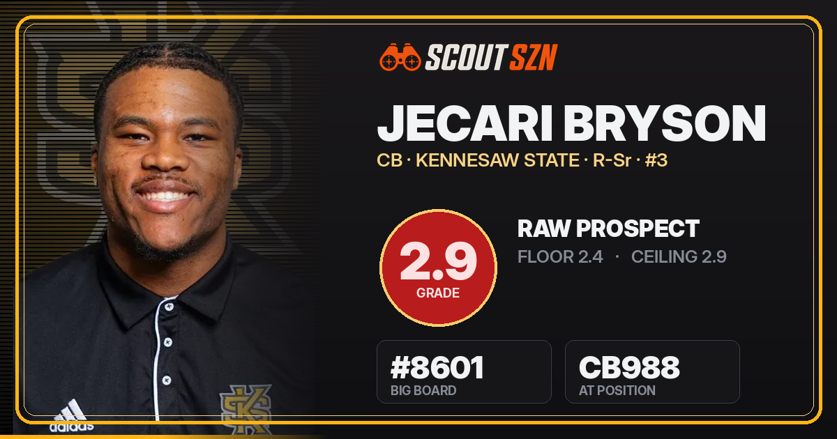 Share card for Jecari Bryson