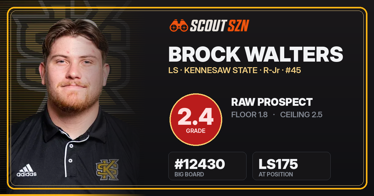Share card for Brock Walters