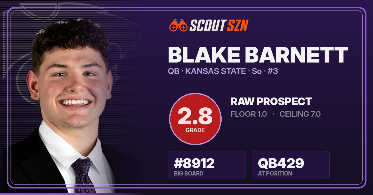 Share card for Blake Barnett