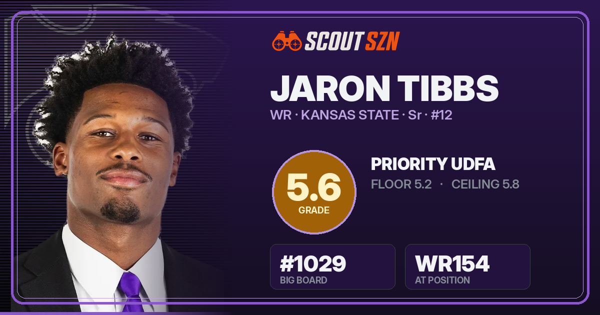 Share card for Jaron Tibbs