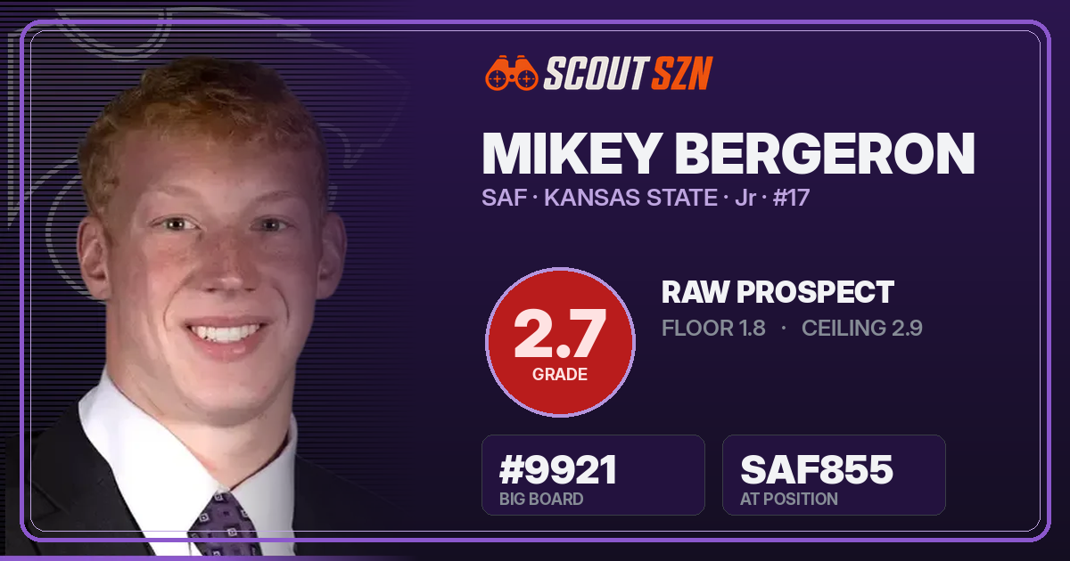 Share card for Mikey Bergeron