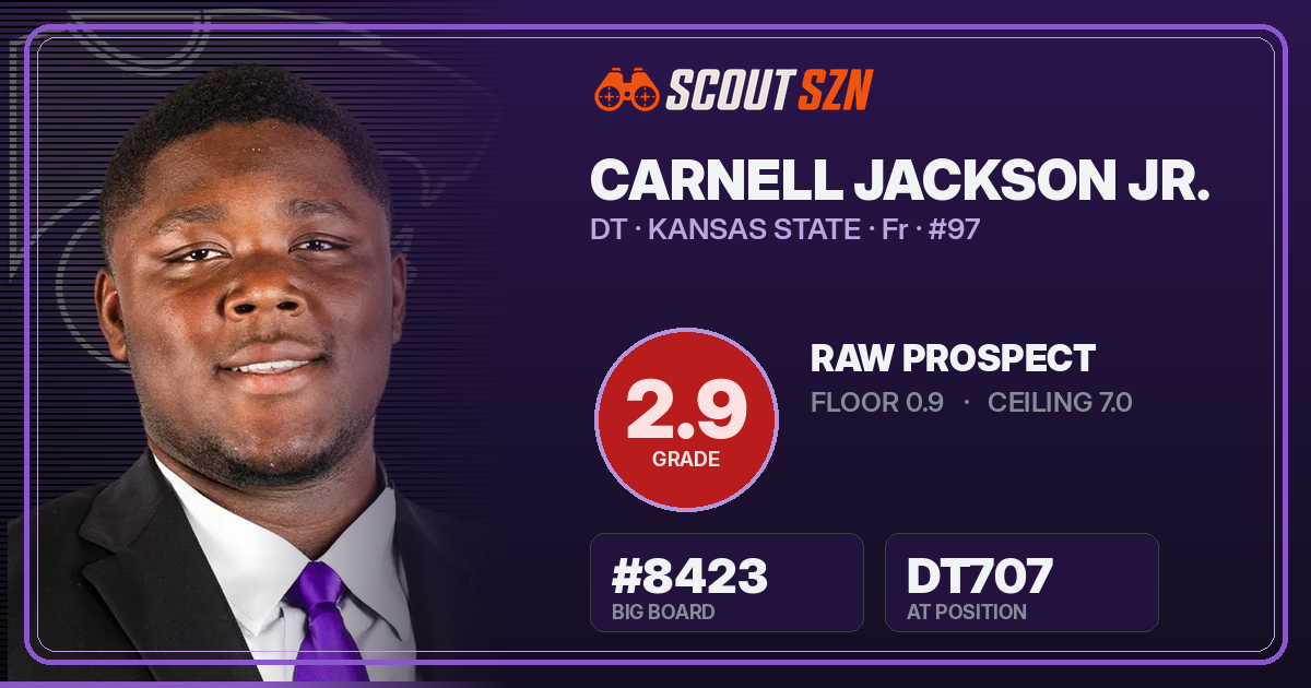 Share card for Carnell Jackson Jr.