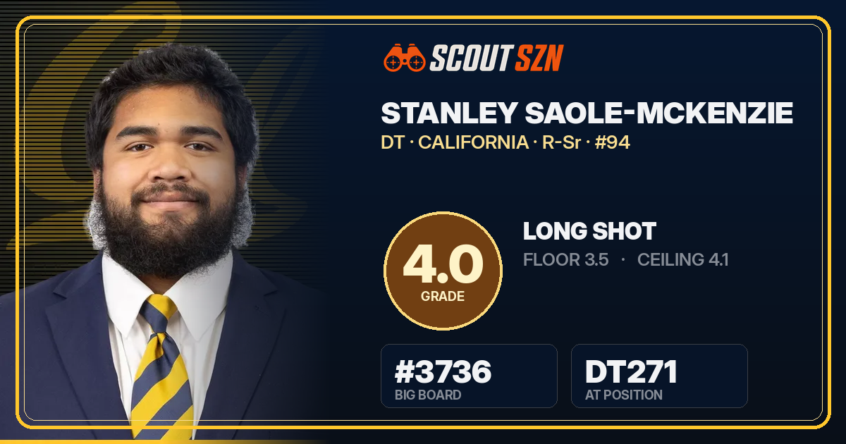 Share card for Stanley Saole-McKenzie