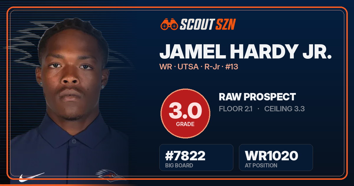 Share card for Jamel Hardy Jr.