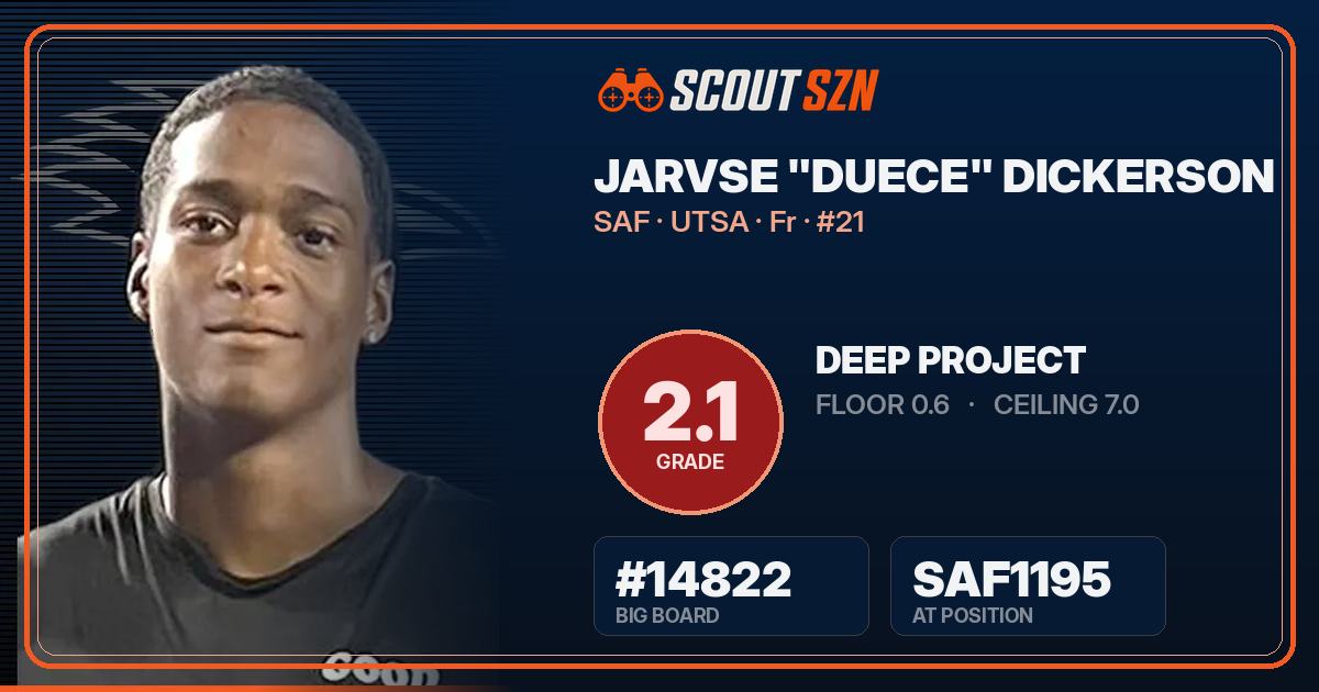 Share card for Jarvse "Duece" Dickerson