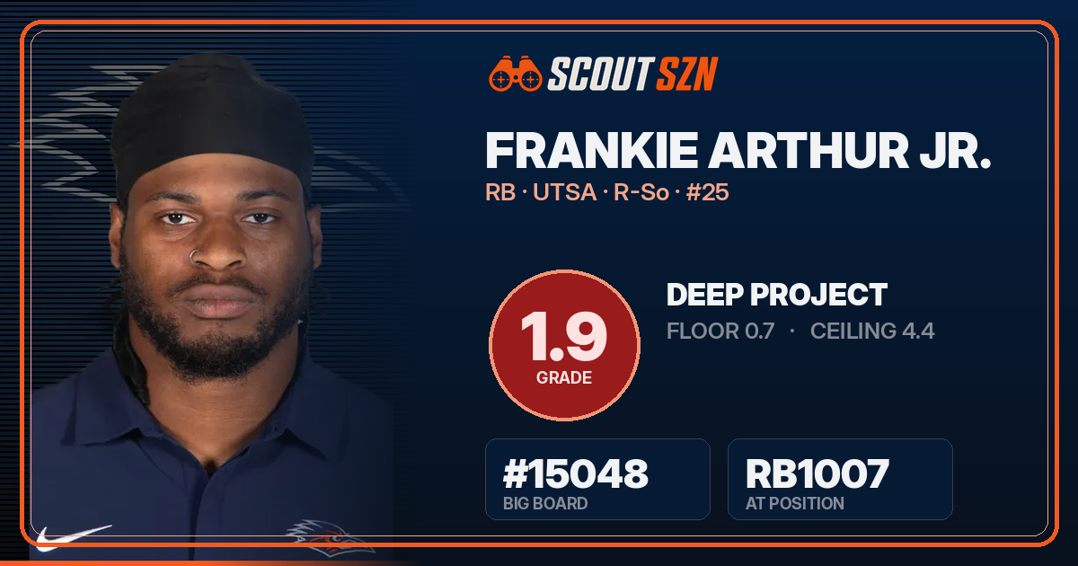 Share card for Frankie Arthur Jr.