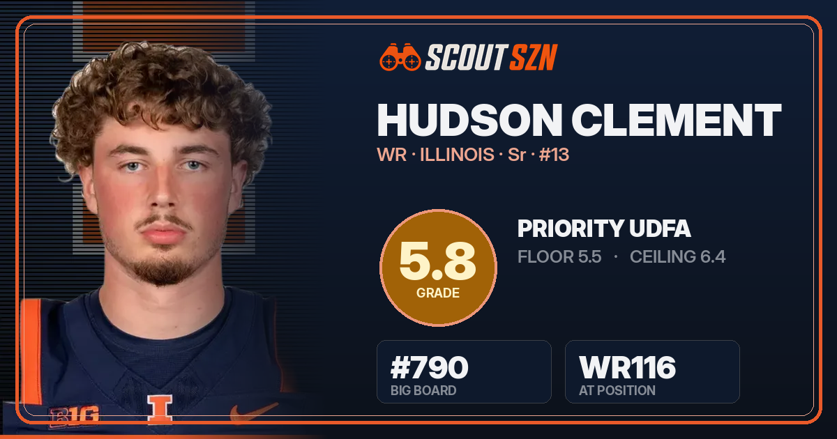 Share card for Hudson Clement