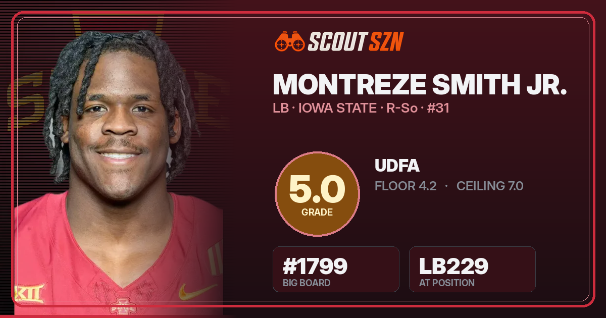 Share card for Montreze Smith Jr.