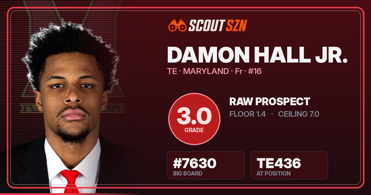Share card for Damon Hall Jr.