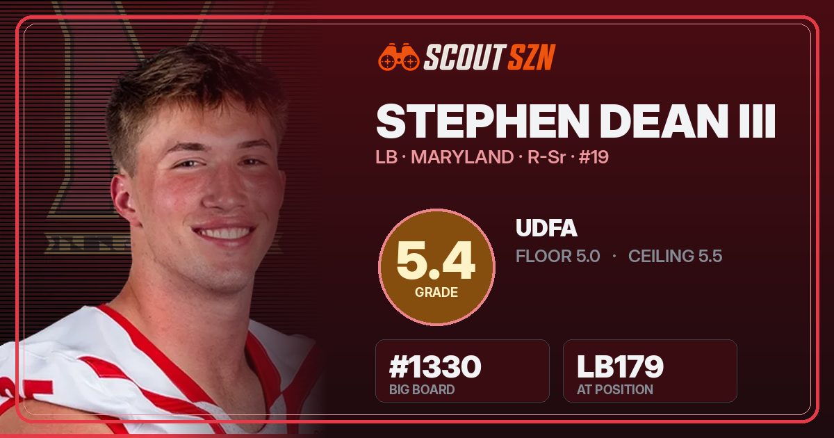 Share card for Stephen Dean III