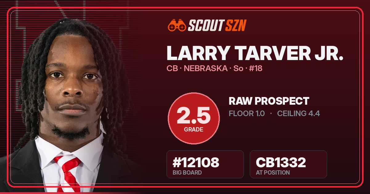 Share card for Larry Tarver Jr.