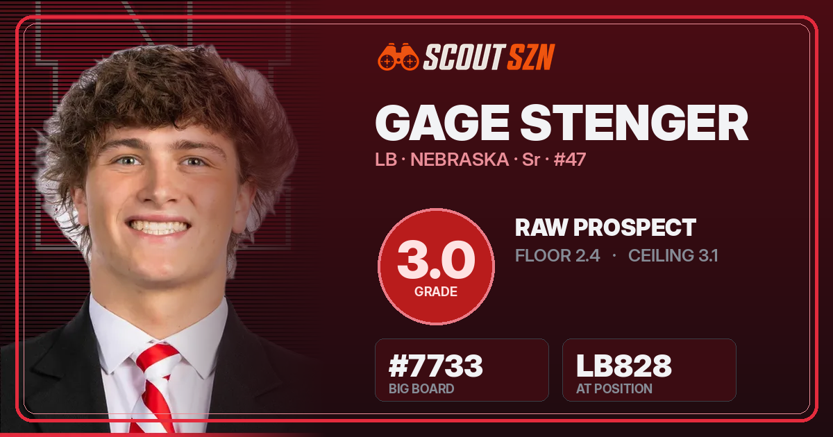 Share card for Gage Stenger