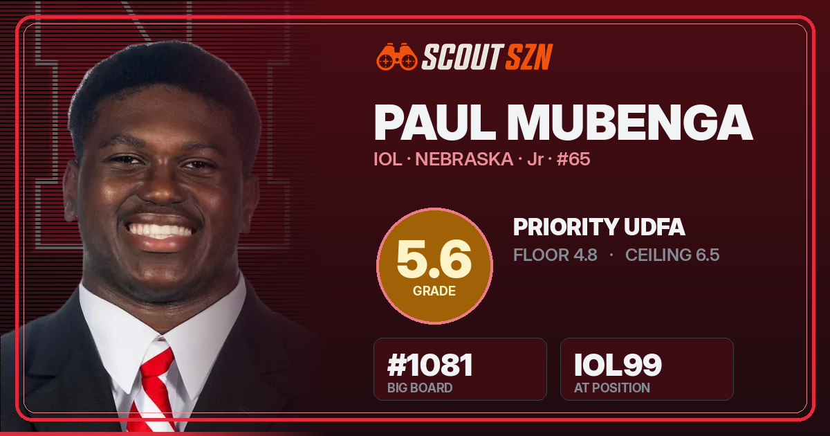 Share card for Paul Mubenga